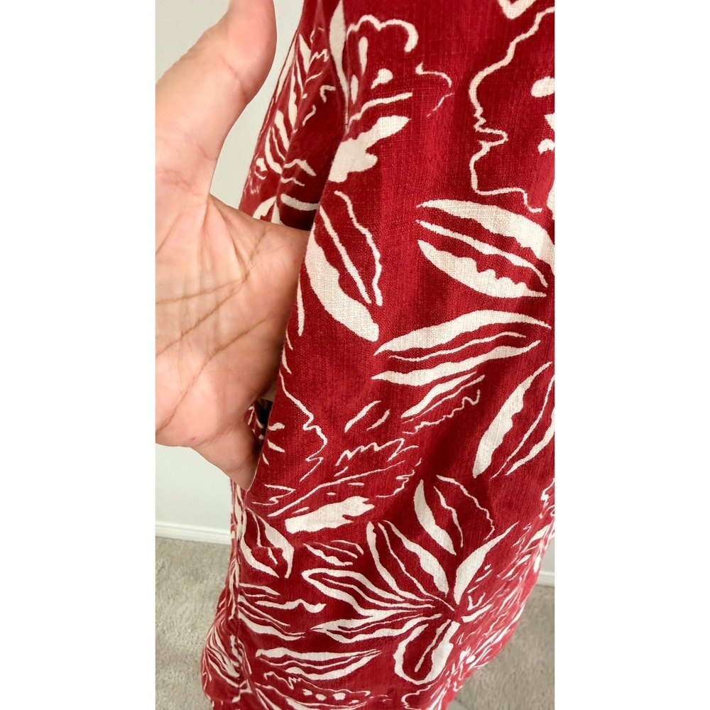 Patagonia Pataloha Dress 14 Floral Organic Cotton Tropical Coastal Pockets - Picture 5 of 11